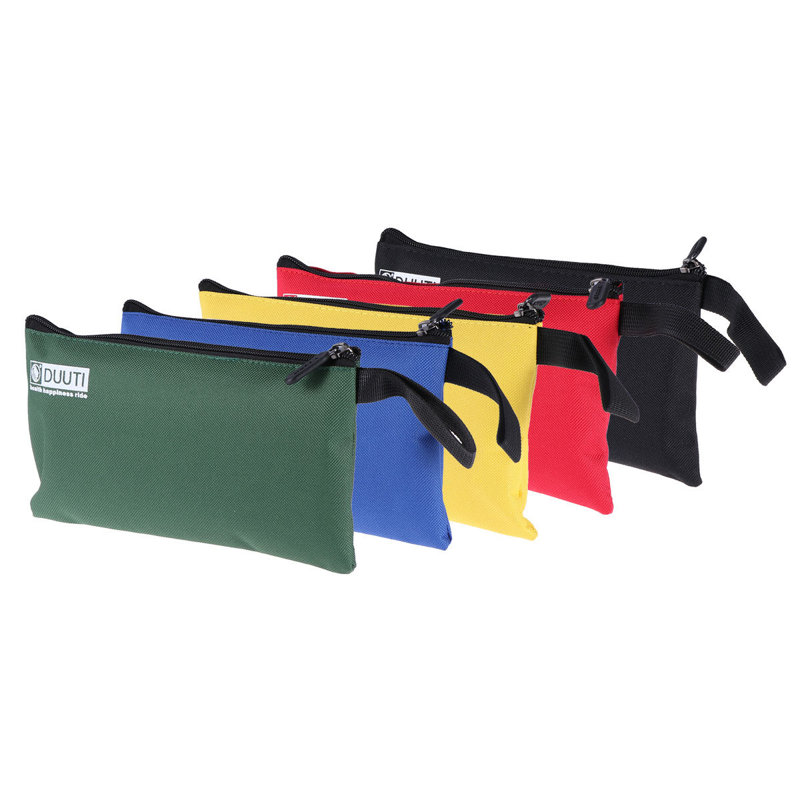 Homemaxs 5Pcs Heavy Duty Multi Purpose Canvas Zipper Tool Pouches Bag Organize Storage Bags Assorted Color Wayfair